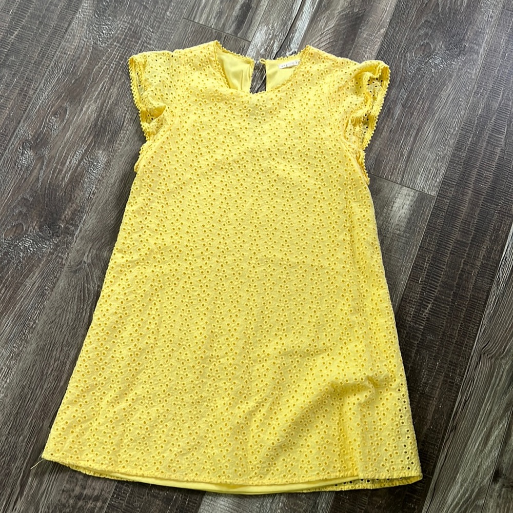 Copper key yellow dress size M.